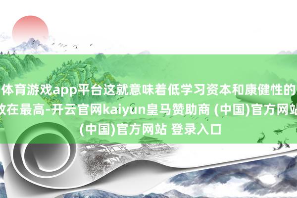 体育游戏app平台这就意味着低学习资本和康健性的优先级会放在最高-开云官网kaiyun皇马赞助商 (中国)官方网站 登录入口