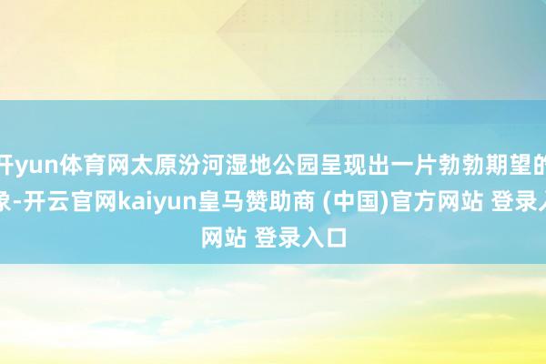 开yun体育网太原汾河湿地公园呈现出一片勃勃期望的表象-开云官网kaiyun皇马赞助商 (中国)官方网站 登录入口